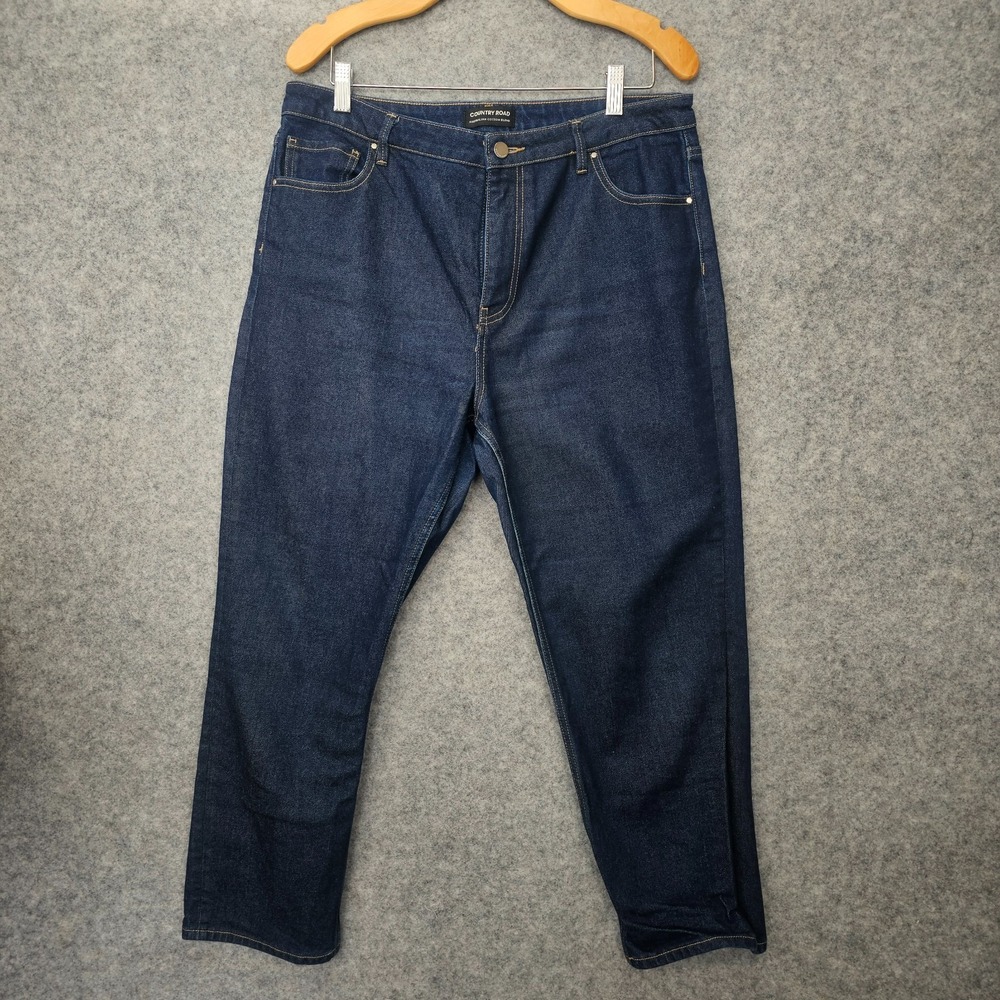 Y2K Alt Blue COUNTRY ROAD Jeans Womens 16 Denim High Rise 90s Dad 34x26